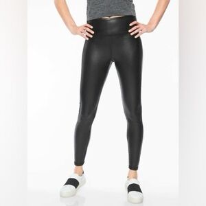 Athleta Black Faux Leather Leggings 🖤